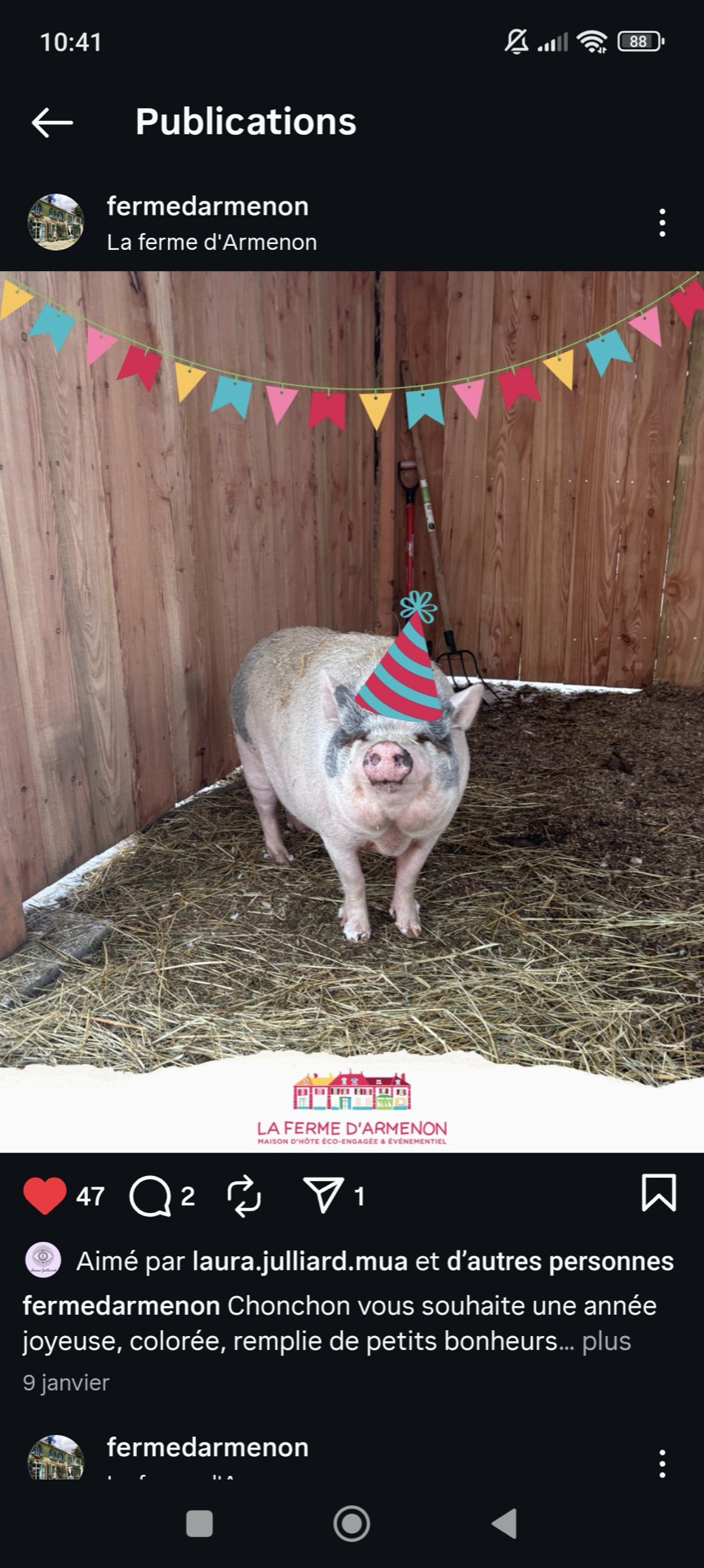 La Ferme d'Armenon — vue extérieure